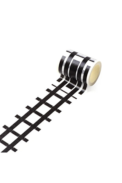 Choice4 railway 48mmX5m Railway Highway Road Tape Sticker Wide Creative Traff...