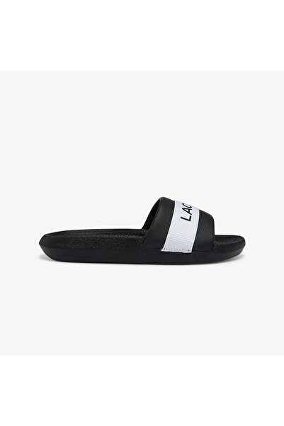 Lacoste Croco Women's Black Slippers