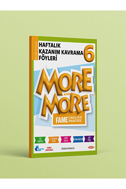 6 MORE&MORE HAFTALIK KAZANIM KAVRAMA FÖYLERİ (40 FÖY)