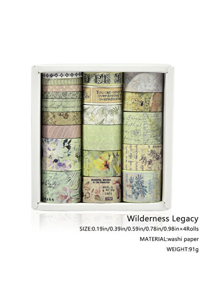 Choice3 yuanyeyizhi 20Pcs Vintage Washi Tapes Scrapbooking Supplies Masking T...