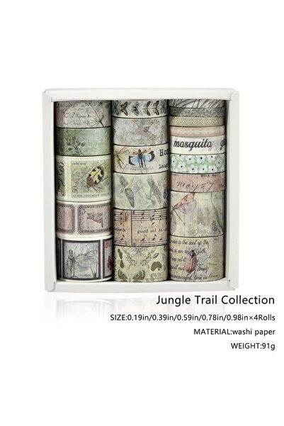 Choice1 conglinshiji 20Pcs Vintage Washi Tapes Scrapbooking Supplies Masking ...