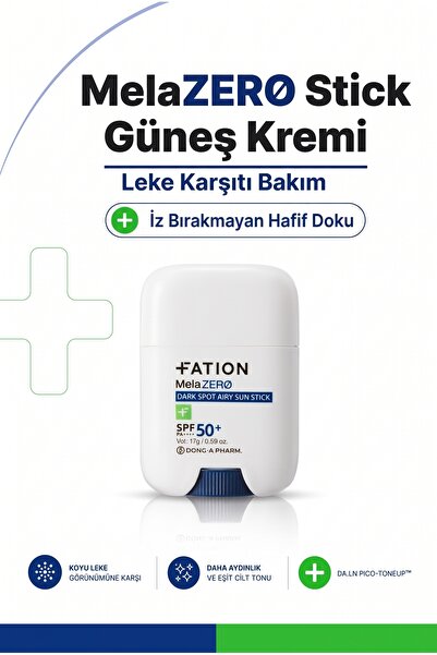 Fation MelaZERO Leke Karşıtı Sun Stick | SPF 50+ PA+++ | Hexylresorcinol ve G...