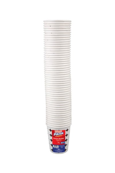 Piknik Karton Bardak 7 Oz 50'li