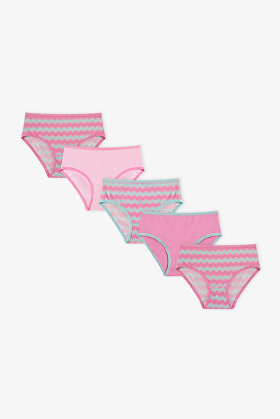 Penti Kız Çocuk Pembe Sitting Deniz Kızı 5'li Slip Külot