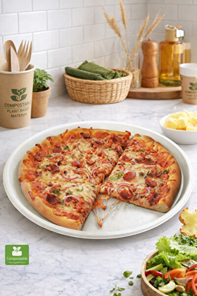 Genel Markalar Nature Dreams 32 cm Bambu Pizza Tabak 25 Adet