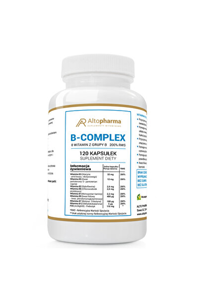 ALTO PHARMA Complex de Vitamine B 200% Rws 120 Capsule.