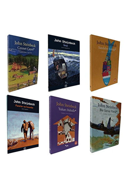 Sel Yayıncılık John Steinbeck 6 Kitap Takım Fareler ve İnsanlar İnci Cennet Ç...