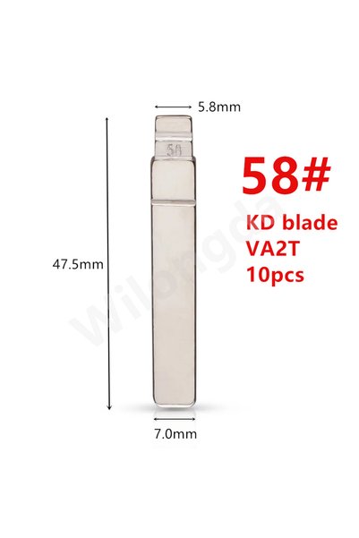 Choice 10 قطع/مجموعة من شفرات Keydiy KD Xhorse VVDI JMD باللون الأسود 58 #   ...