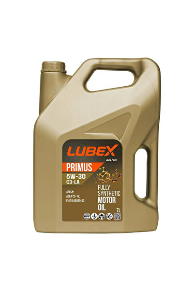 Lubex Primus C3-LA 5W30 7 Lt Tam Sentetik Motor Yağı