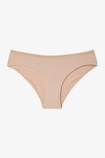 Penti Bej Easy Trim Normal Bel Slim Fit Slip Külot