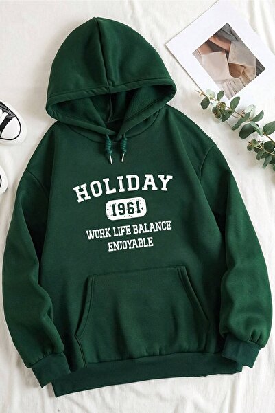 uyguntarz Holiday Printed Unisex Oversize Sweatshirt