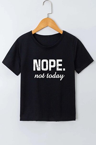 uyguntarz Children's Nope Printed Cotton T-shirt