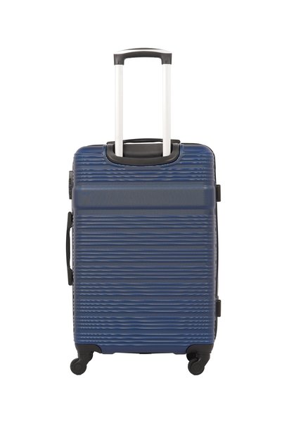 KTMC 3-Piece Hardside Luggage Set, 20" 24" 28" ABS Spinner Trolley Bags with Combination Lock, KTMC-9199- Navy