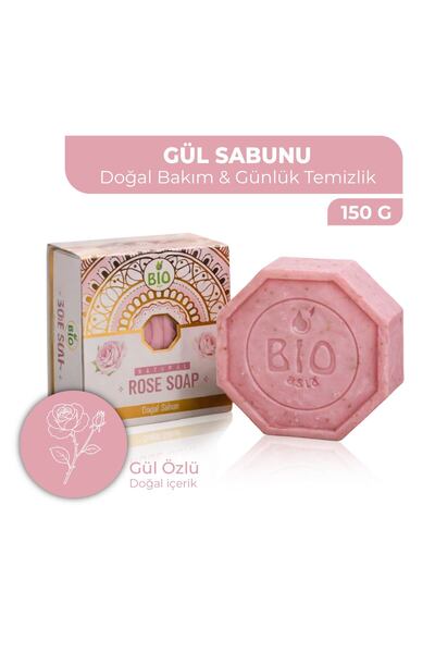 Bio Asia Gül Sabunu – Aydınlatıcı & Mis Kokulu Bitkisel Yumuşatma Etkisi 150 gr