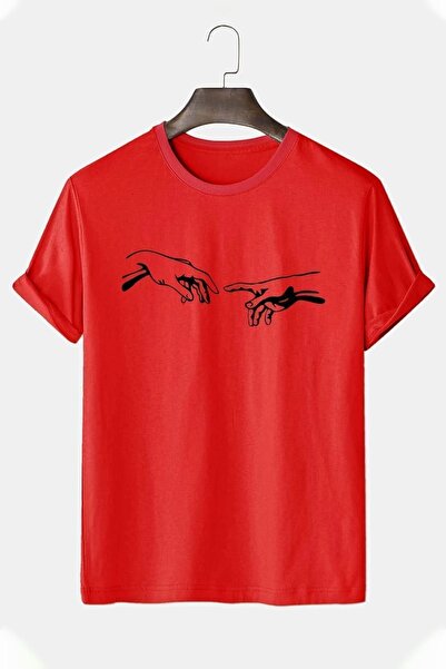 trendypassion Тениска Michelangelo Hand