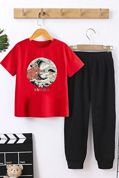 uyguntarz Kids Kanagawa Oki Nami Ura Bottom - طقم بدلة رياضية علوية