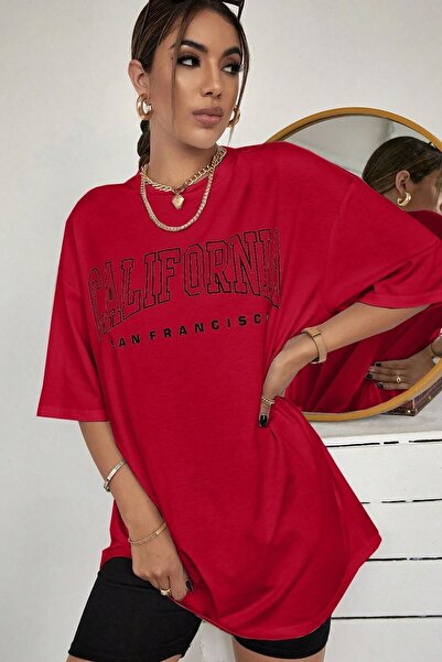 uyguntarz Unisex California Printed Design T-shirt