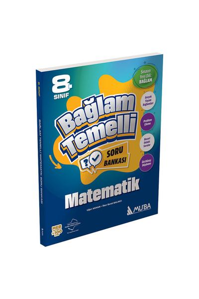 Muba Yayınları 8. Sınıf Bağlam Temelli Matematik Soru Bankası