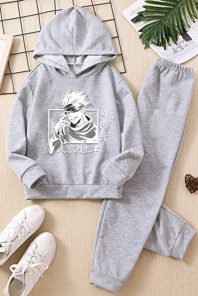 uyguntarz Kids Jujutsu Kaisen Tracksuit Set