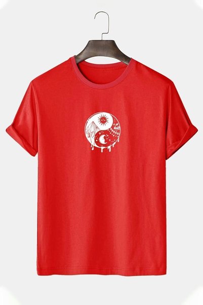 trendypassion Tricou unisex cu design Ying&yang