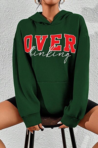 uyguntarz Unisex Overthinking Printed Sweatshirt