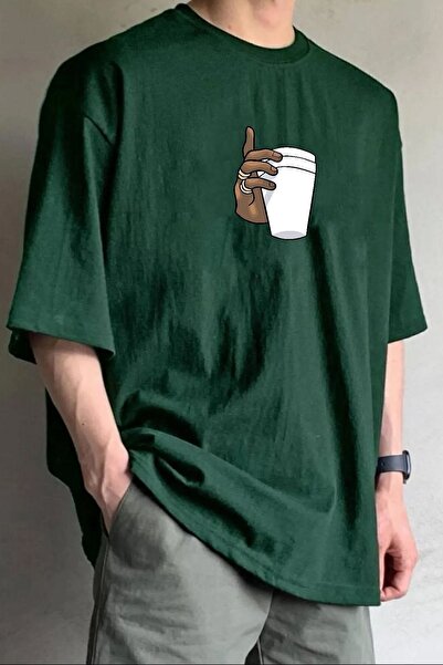 uyguntarz Unisex Tupac Coffee Printed T-shirt