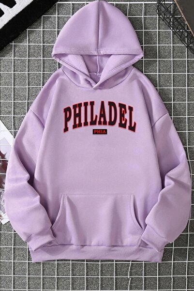 uyguntarz Unisex Philadelphia Printed Sweatshirt