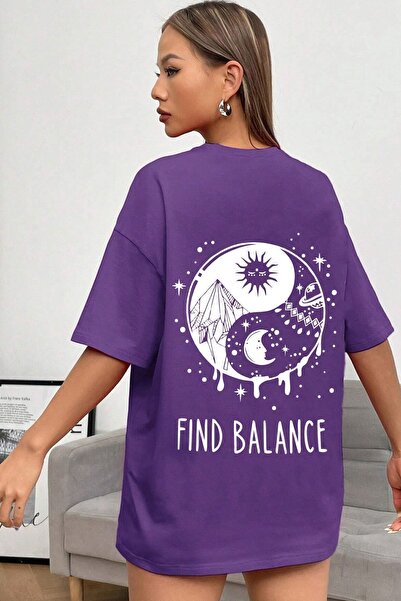 uyguntarz Unisex Yin & Yang Printed T-shirt