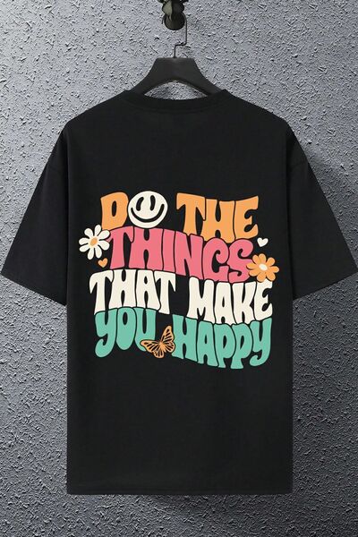 trendypassion Μπλουζάκι Unisex Oversize με στάμπα