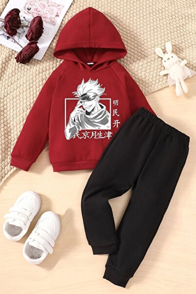 uyguntarz Kids Jujutsu Kaisen Tracksuit Set