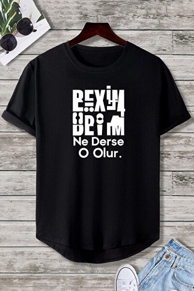 trendypassion Beyim Ne Derse O Olur Katlamalı Tshirt