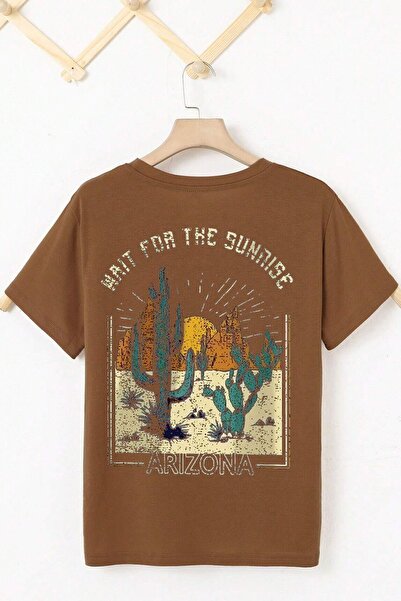 uyguntarz Unisex Arizona Printed Oversize Tshirt