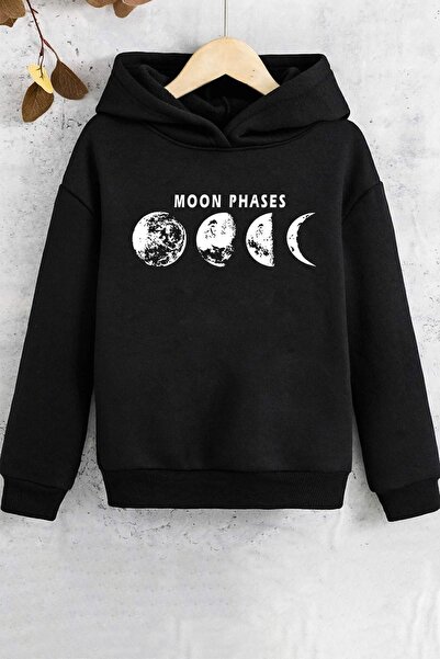 uyguntarz Kids Moon Phases Printed Sweatshirt