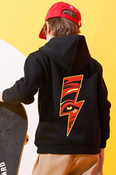 uyguntarz Children's Lightning Printed Sweatshirt