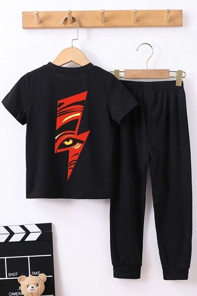 uyguntarz Kids Yıldırım Bottom - طقم بدلة رياضية علوية