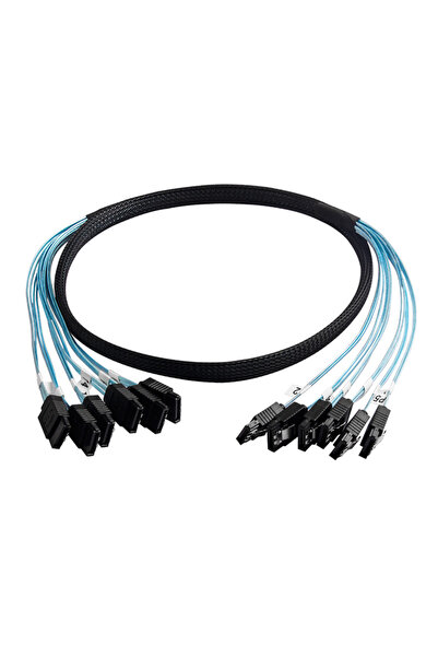 Choice كابل SATA بطول 0.5 متر، 4/6 قطع/مجموعة، كابل من SATA إلى SATA، 6 منافذ...