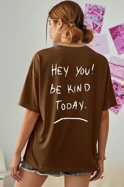 uyguntarz Unisex Hey You Printed T-shirt