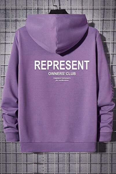 uyguntarz Unisex Represent Back Printed Sweatshirt