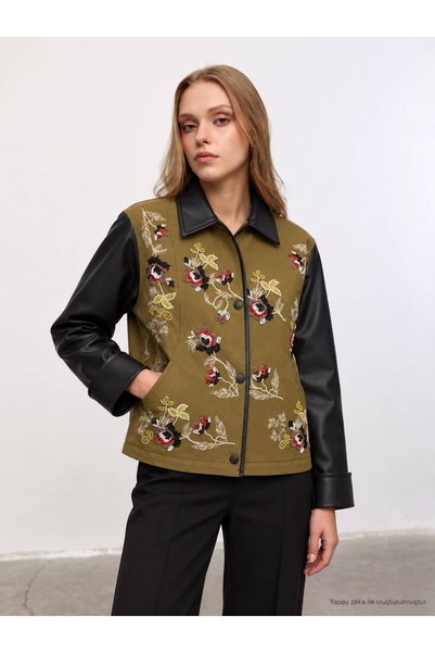 Serpirella Butik Brand Equivalent Sequined Mix Jacket