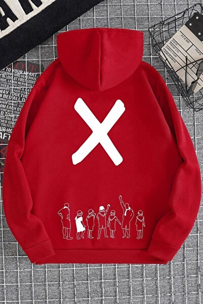 uyguntarz Unisex Design X Printed Sweatshirt