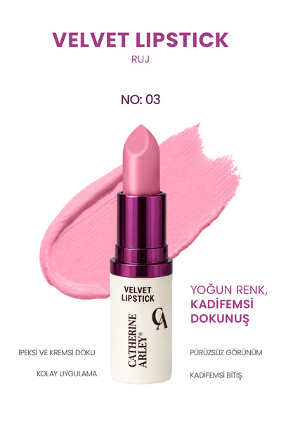 Catherine Arley VELVET LIPSTICK RUJ NO 03