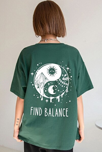 uyguntarz Unisex Yin & Yang Printed T-shirt