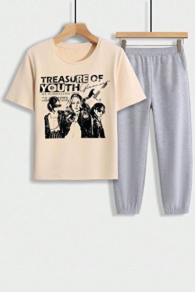 uyguntarz Children's Treasure Of Youth Lower - Upper Tracksuit Set