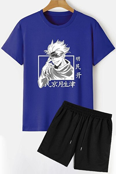 trendypassion Anime Shorts T-shirt Tracksuit Set
