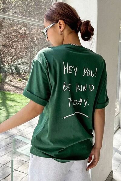 uyguntarz Unisex Hey You Printed T-shirt