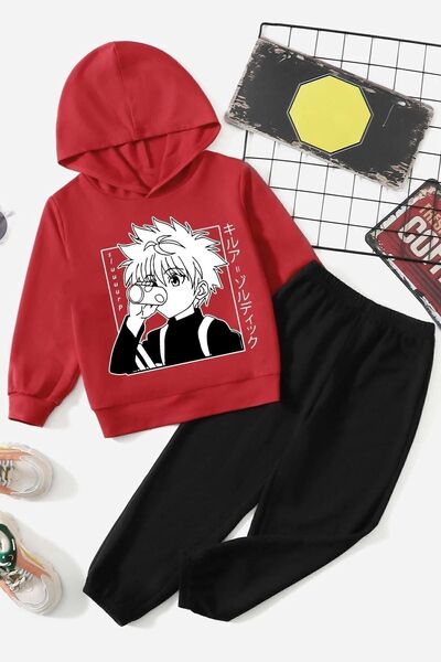 uyguntarz Kids Killua Zoldyck Tracksuit Set