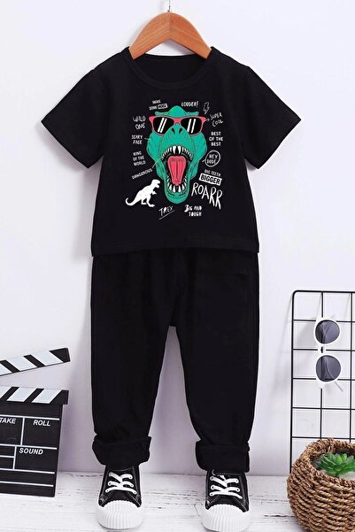 uyguntarz Children's T - Rex Bottom - Top Tracksuit Set