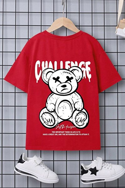uyguntarz Children's Challange Printed Cotton T-shirt