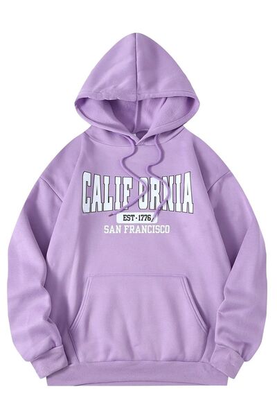 uyguntarz Unisex φούτερ με στάμπα California