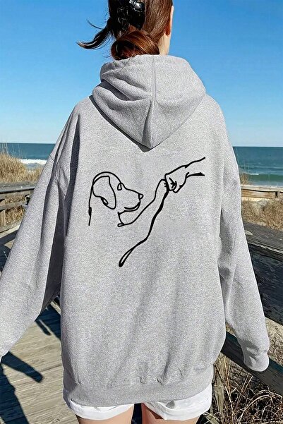 uyguntarz Φούτερ με στάμπα Can Dude Oversize